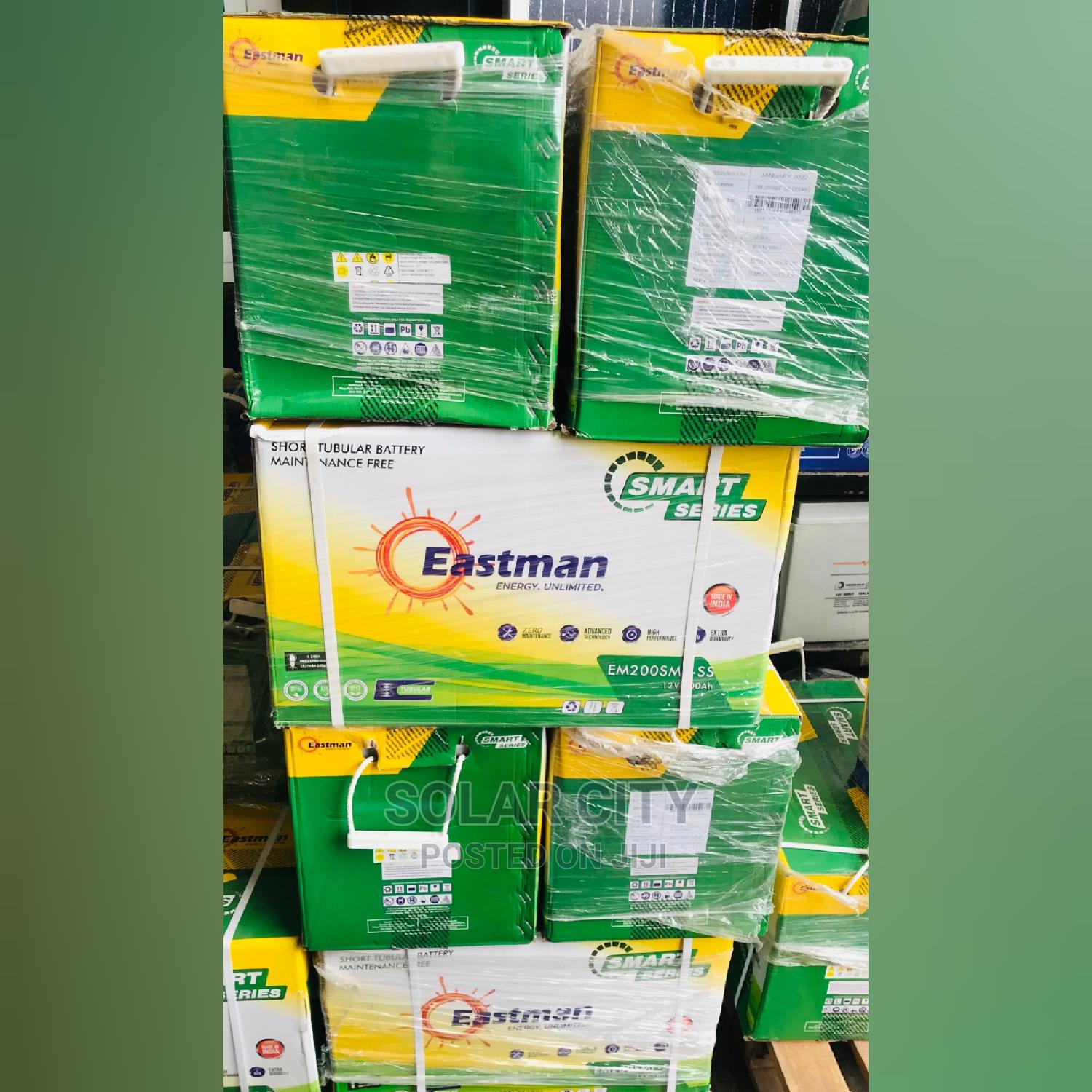 Eastman Battery Tubular Battery 12v 200ah in Ojo Solar Energy, SOLAR CITY ENTERPRISE Jiji.ng