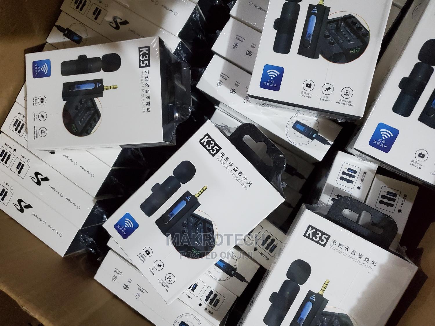 K35 Dual Wireless Microphone in Ikeja Audio & Music Equipment, Makro