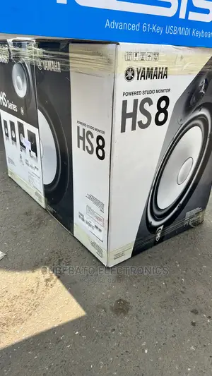 Yamaha Hs8 Studio Monitor Speaker Black
