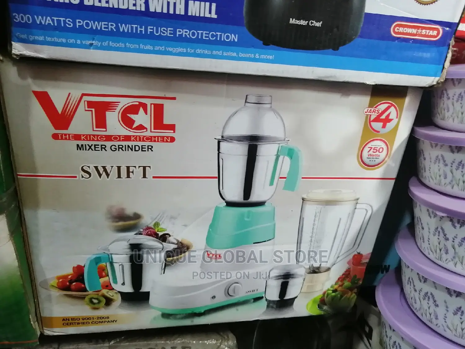 VTCL Solitaire Blender Mixer and Grinder Set 750W in Ikeja Kitchen